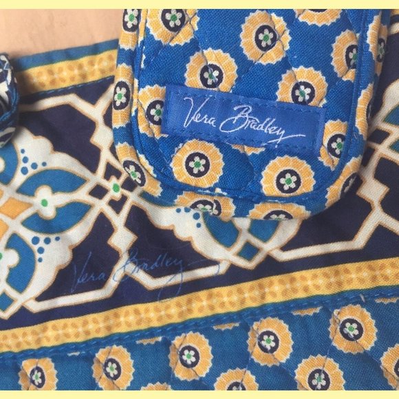 💎 (4/$30) Vera Bradley Button Tote Bag Yellow - Picture 7 of 10